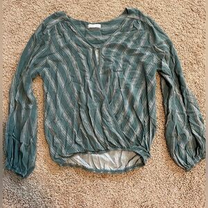 Emory Park peasant top